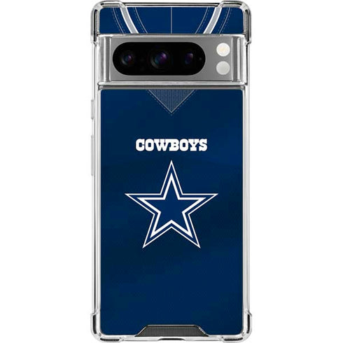 NFL Dallas Cowboys Team Jersey Google Pixel 8 Pro Clear Case